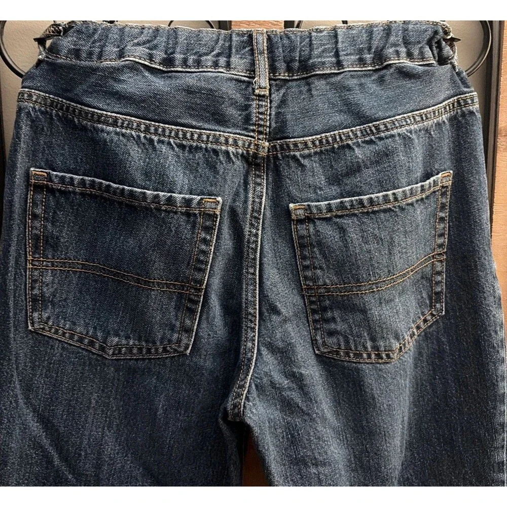 2 Pair Childrens Place Boys Youth Bootcut Jeans Elastic Waist Size 14 Regular
